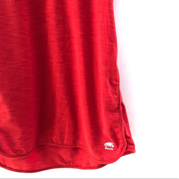 Roots Racerback Athletic Tank Top Red Size Small - Picture 2 of 3